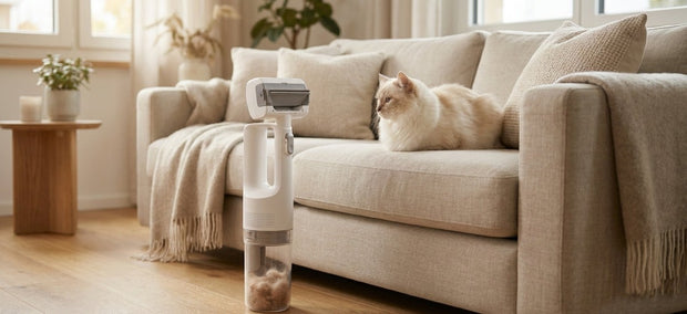 Lazurec CD10 PRO Handstaubsauger im Wohnzimmer – NIVAROQ Ratgeber