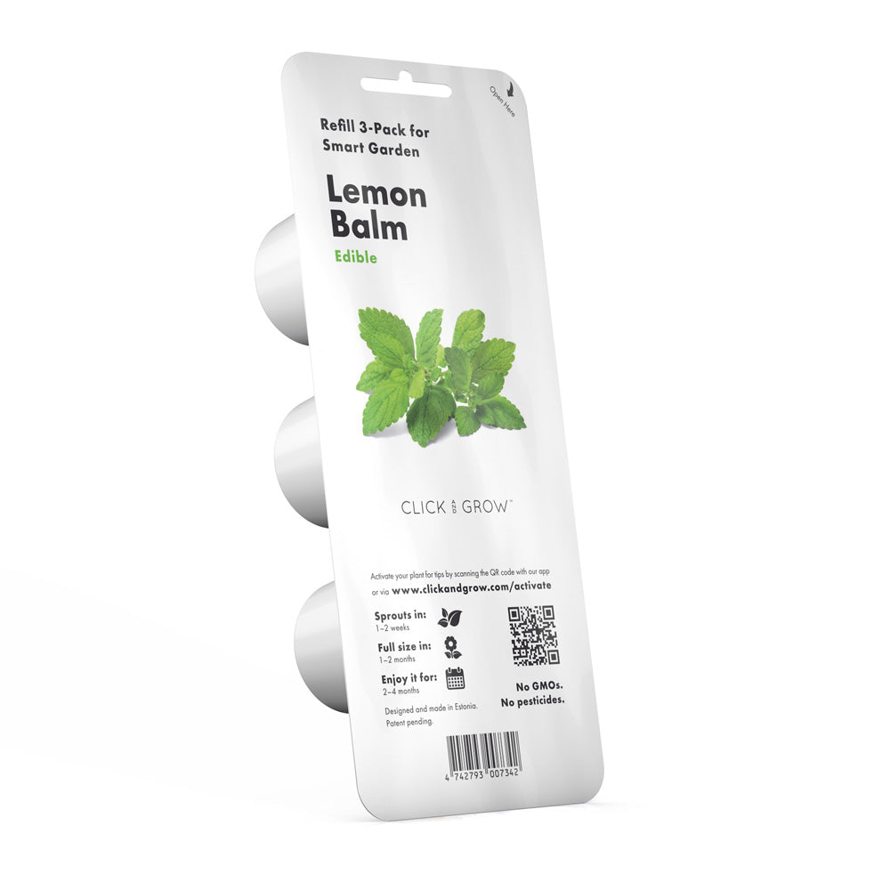 Click & grow capsule de plantation Mélisse citronnelle pack de 3