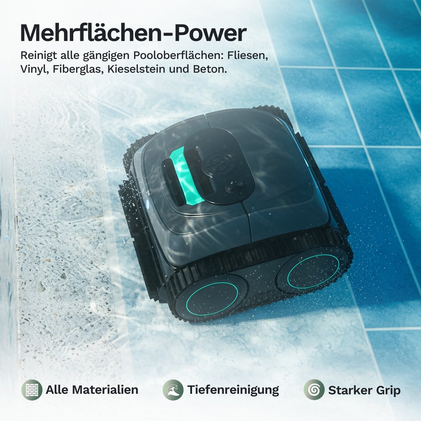 Wybotics Wybot C1 - Akumulatorowy robot basenowy z inteligentną nawigacją