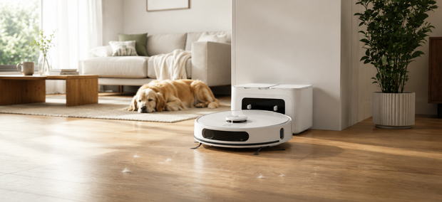 Tesvor S8 Max Saug- und Wischroboter für automatische Bodenreinigung im Alltag