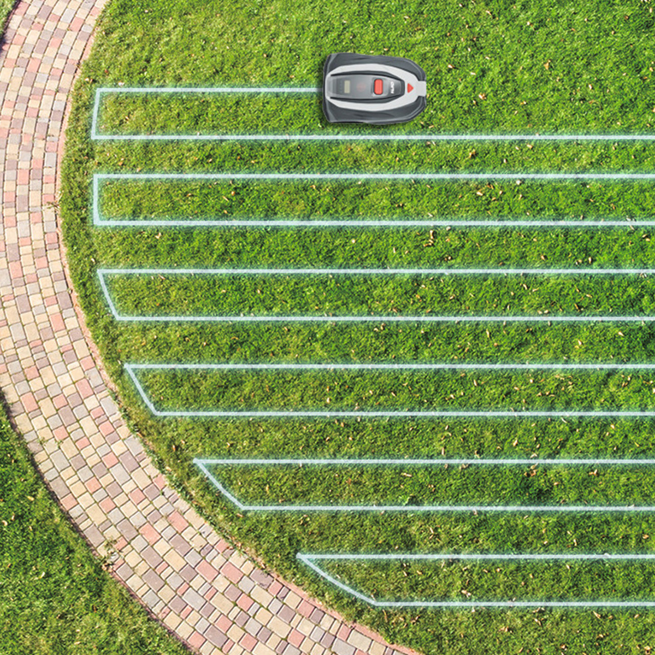 AL-KO Robolinho 500 Vision – Mähroboter ohne Begrenzungskabel