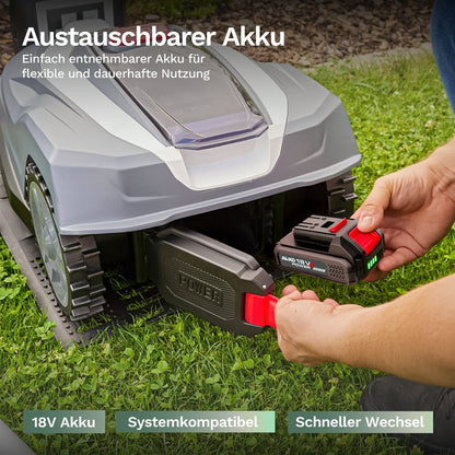 Austauschbarer Akku – für maximale Flexibilität, lange Laufzeit und schnellen, unkomplizierten Wechsel