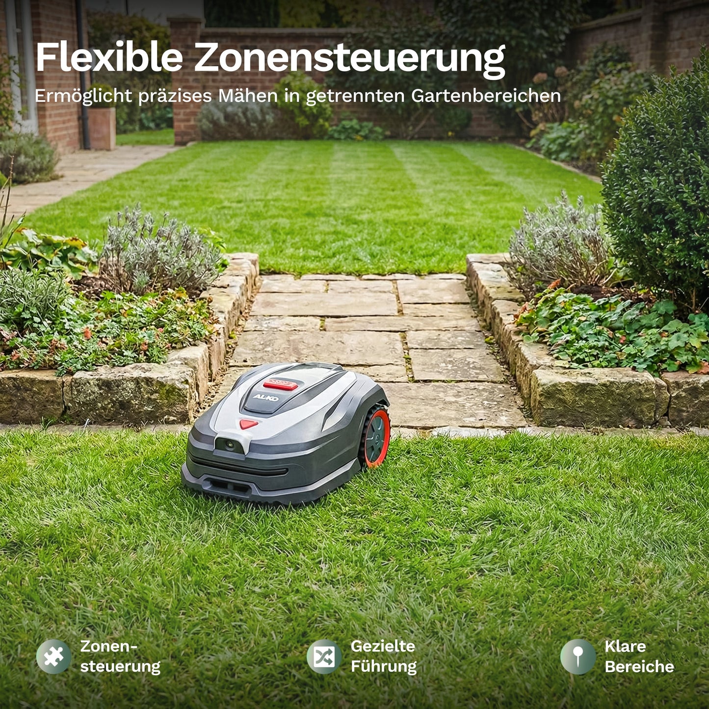 AL-KO Robolinho 500 Vision – Mähroboter ohne Begrenzungskabel