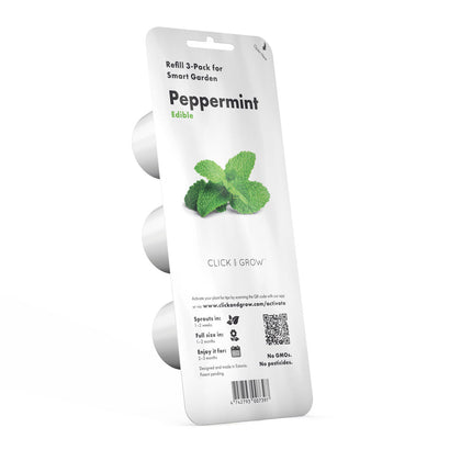 Click & grow Pflanzkapsel - Pfefferminz (3-er Packung)