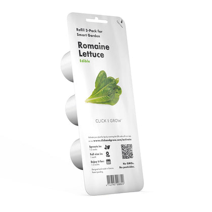 Click & grow Pflanzkapsel - Römersalat (3-er oder 9-er Packung)