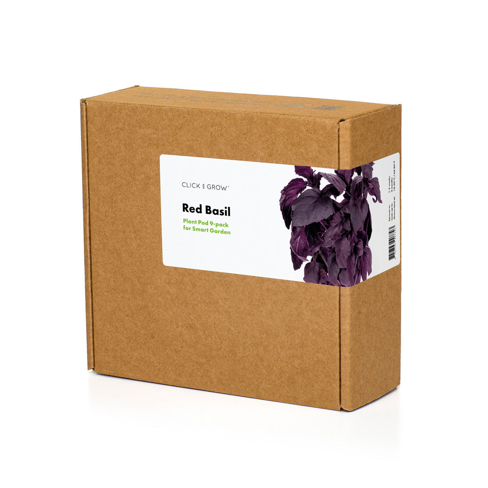 Click & grow Pflanzkapsel Roter Basilikum 9er Packung