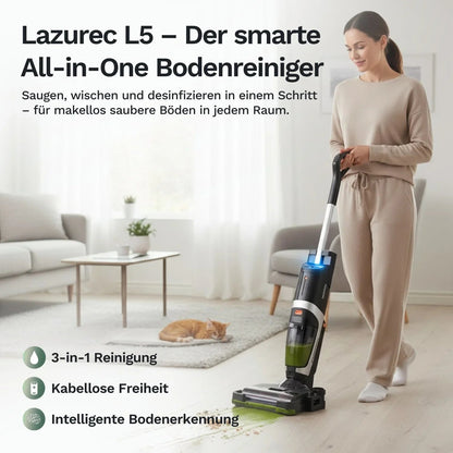 Lazurec L5 - bezdrátový vysavač na mokré i suché nečistoty - ověřené předváděcí zařízení