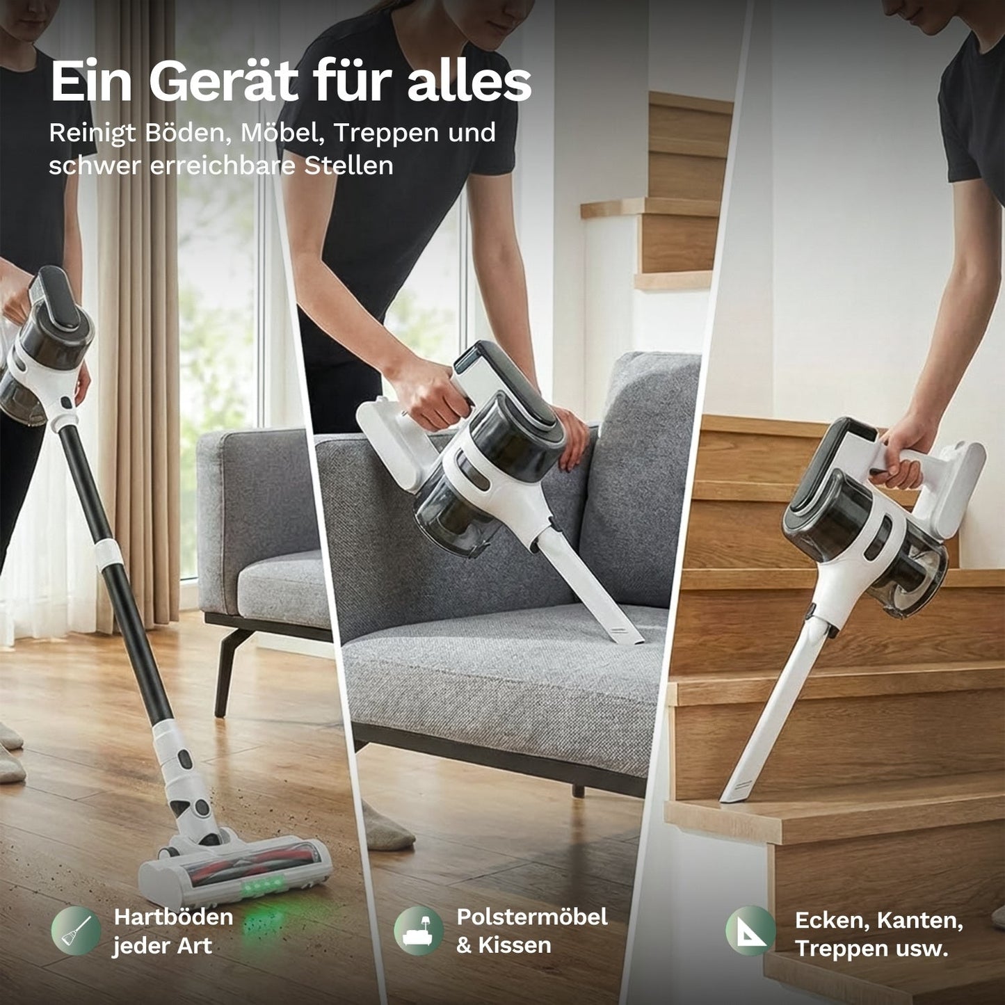 Moosoo S5 Mate - Akku Staubsauger