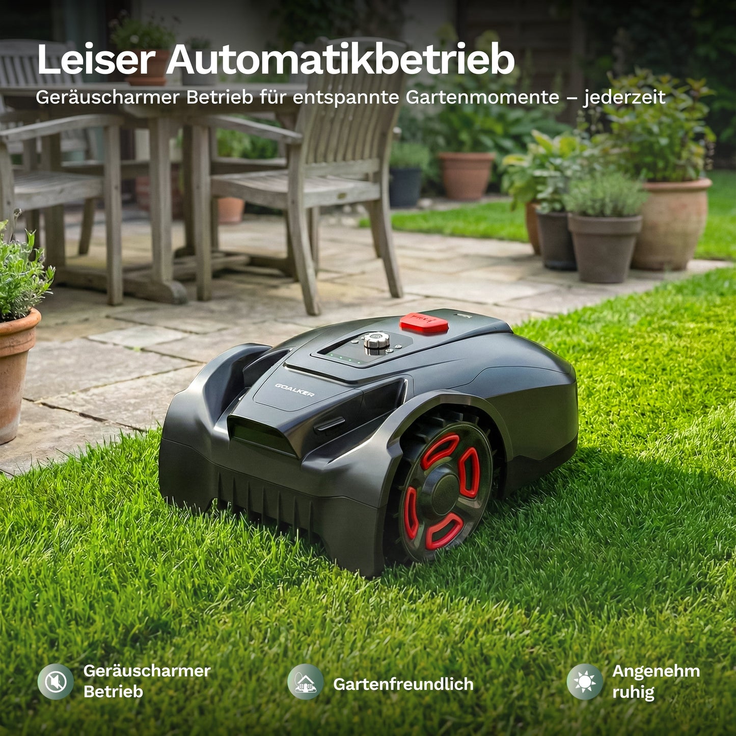 Goalker H3 – Mähroboter ohne Begrenzungskabel