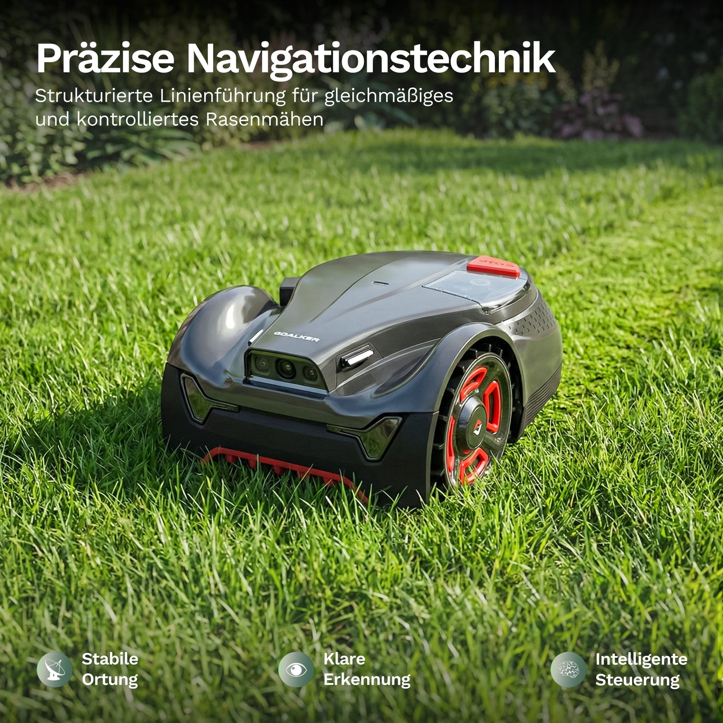 Goalker H3+ – Mähroboter ohne Begrenzungskabel