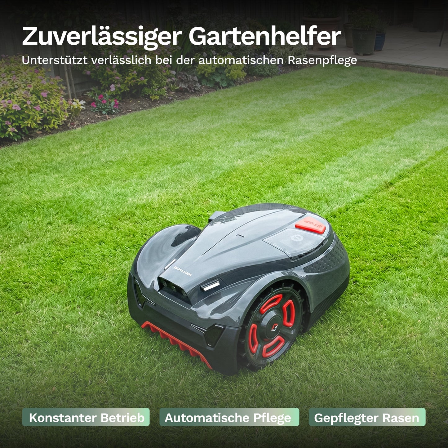Goalker H3+ – Mähroboter ohne Begrenzungskabel