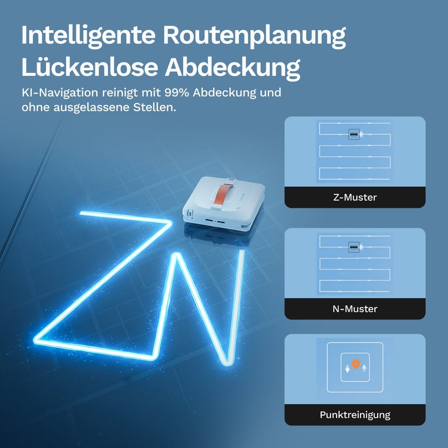 Lazurec A9 Pro Fensterputzroboter – Für smarte, aufwandfreie Fensterreinigung