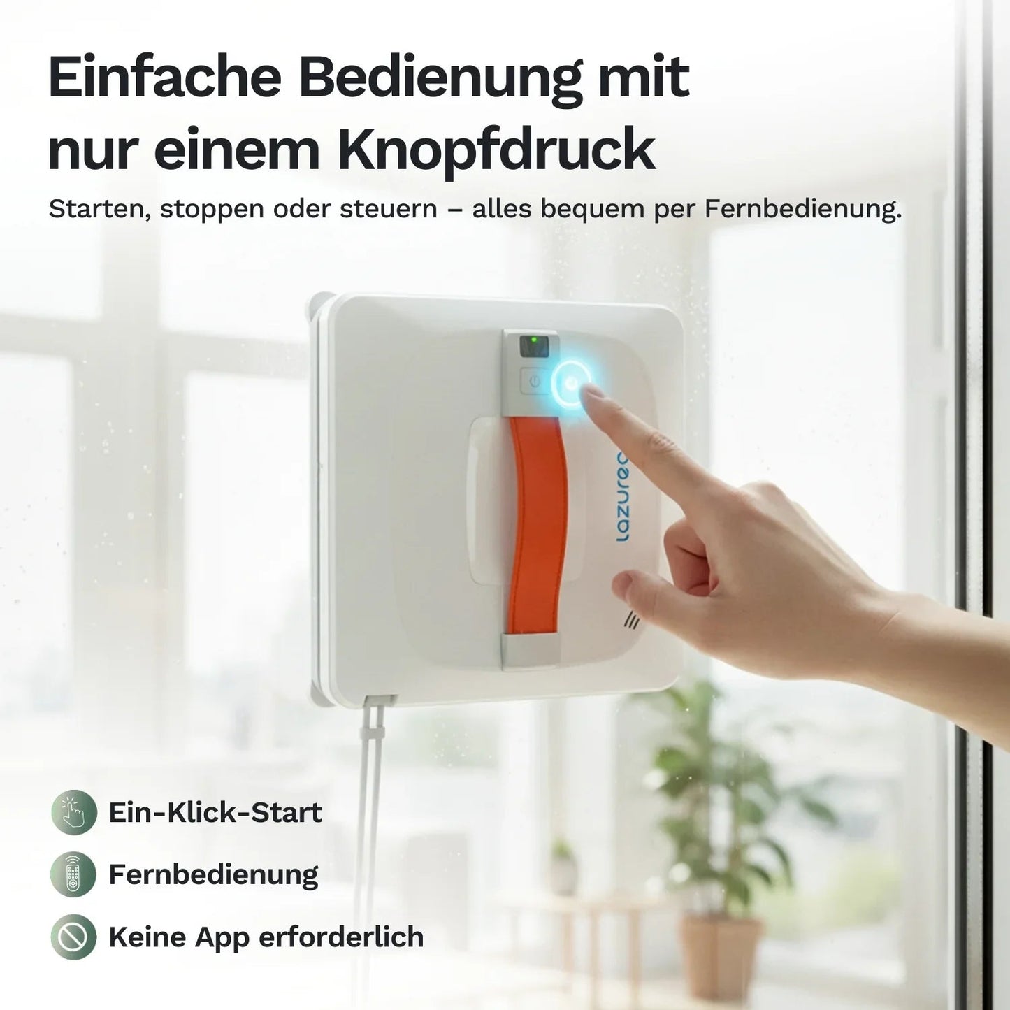 Lazurec A9 Pro - Fensterputzroboter - geprüftes Vorführgerät