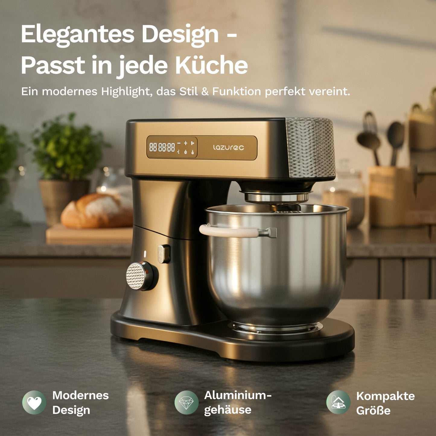 Lazurec Bakara Mix One – Clevere Küchenmaschine für mehr Genuss & weniger Aufwand