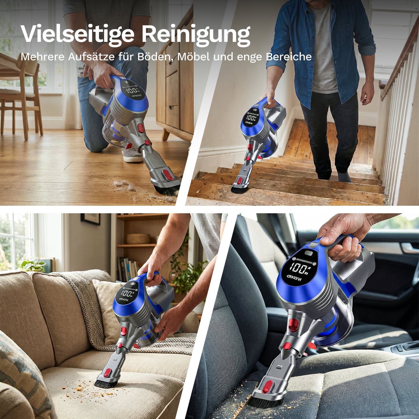 Moosoo AC1 - Akku Staubsauger