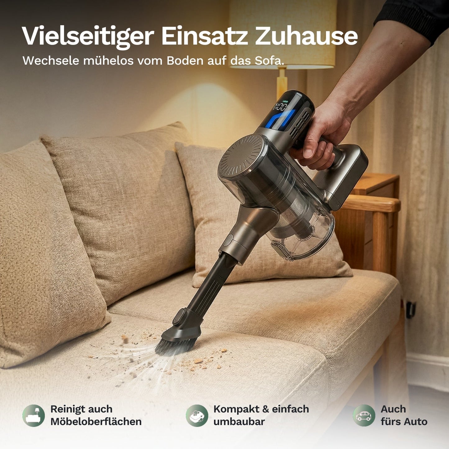 Moosoo TD1 Mate - Akku Staubsauger