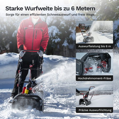 AL-KO Akku-Schneefräse 36V - ST 4048 - inkl. Akku und Ladegerät - Mühelose Räumung bis zu 300 m²