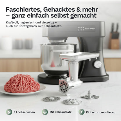 Fleischwolf-Aufsatz für die Lazurec Bakara Mix ONE