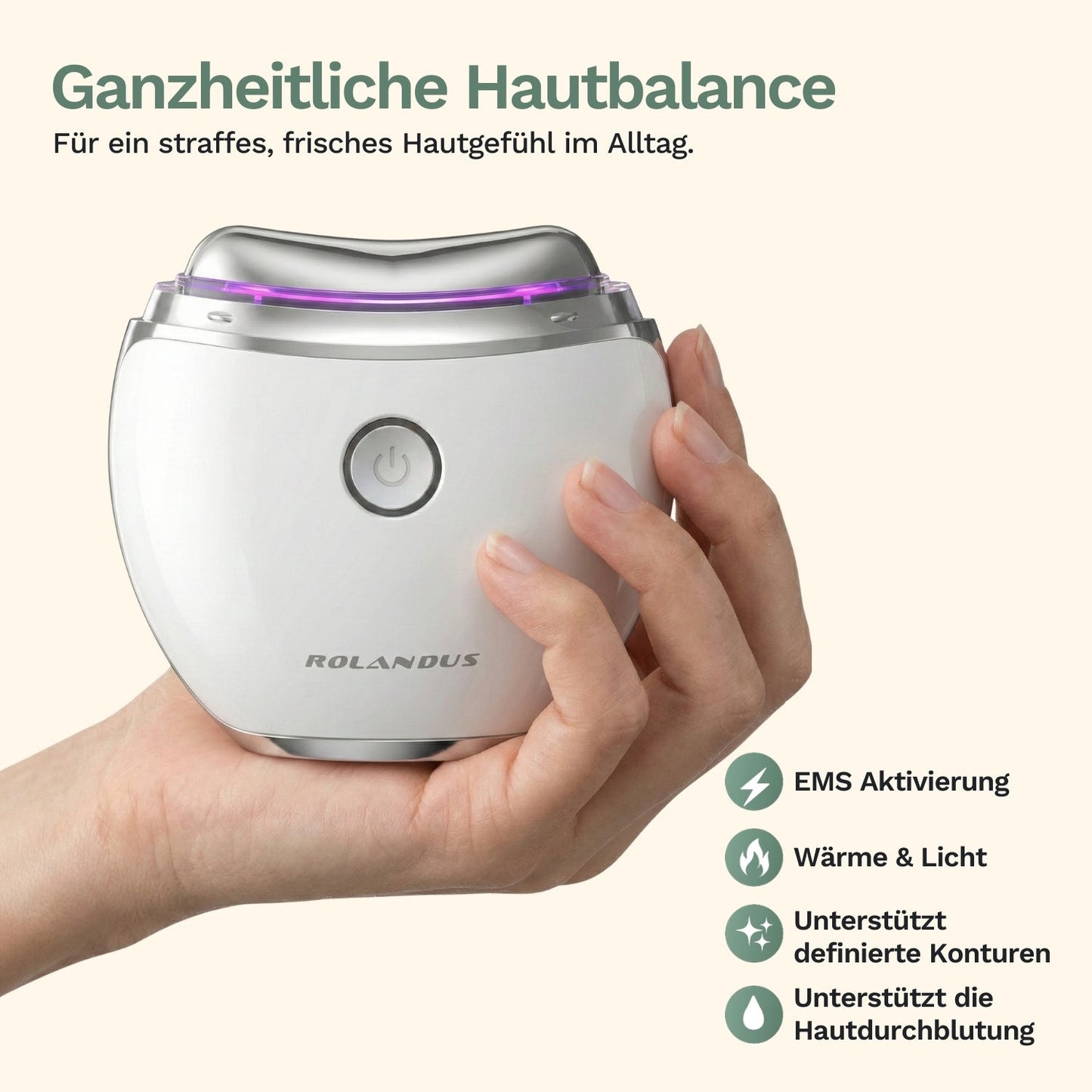 Rolandus G1 - Dispositivo per massaggio facciale