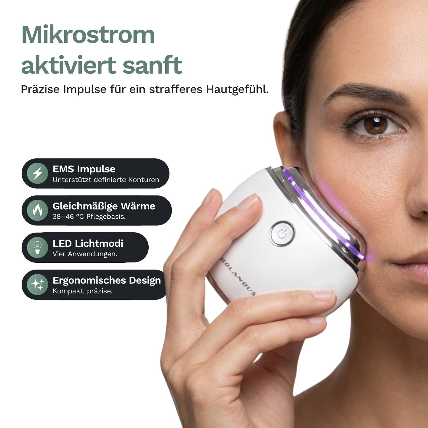 Rolandus G1 - Dispositivo per massaggio facciale