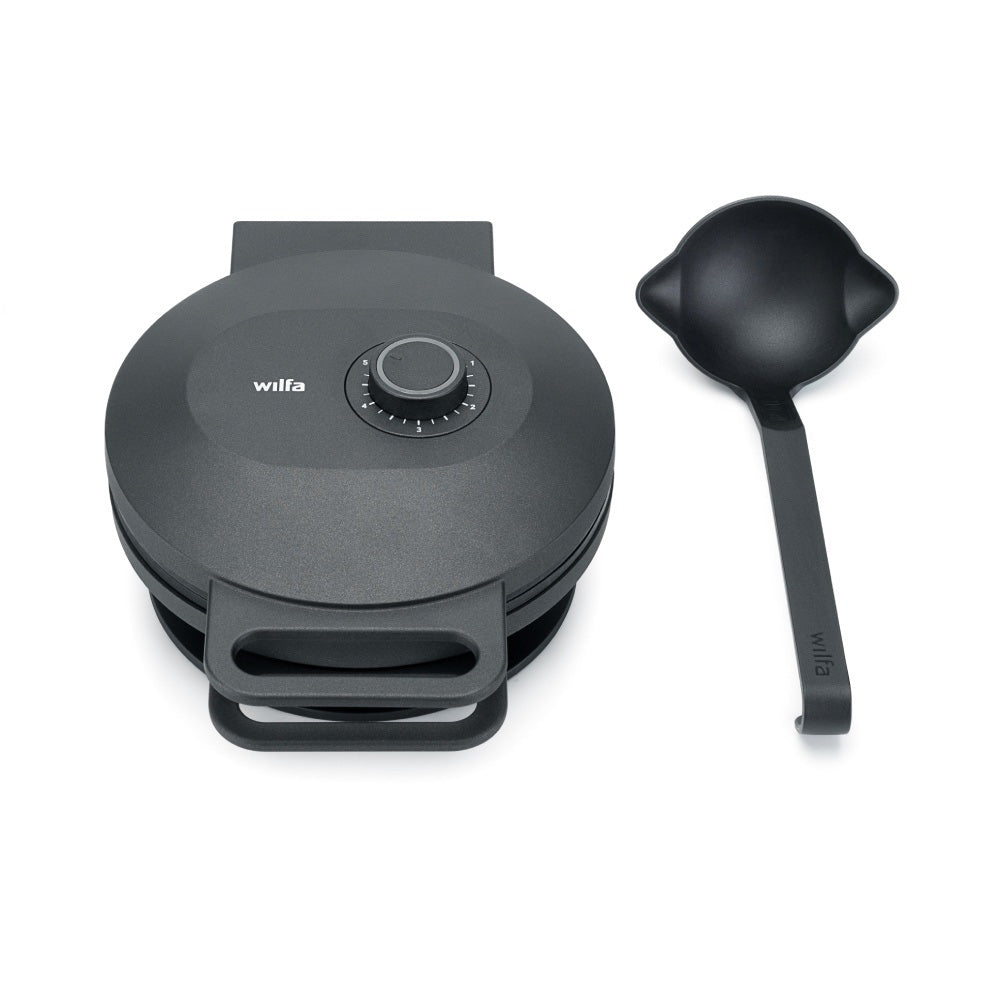 Wilfa Joy Waffeleisen mit Thermostatregler und mitgelieferter Teigkelle