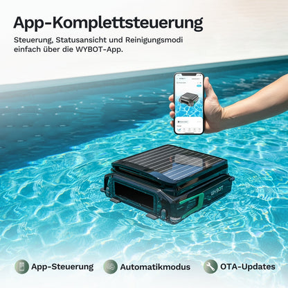 Wybotics Wybot F1 – Dein smarter Solar Skimmer mit App Steuerung