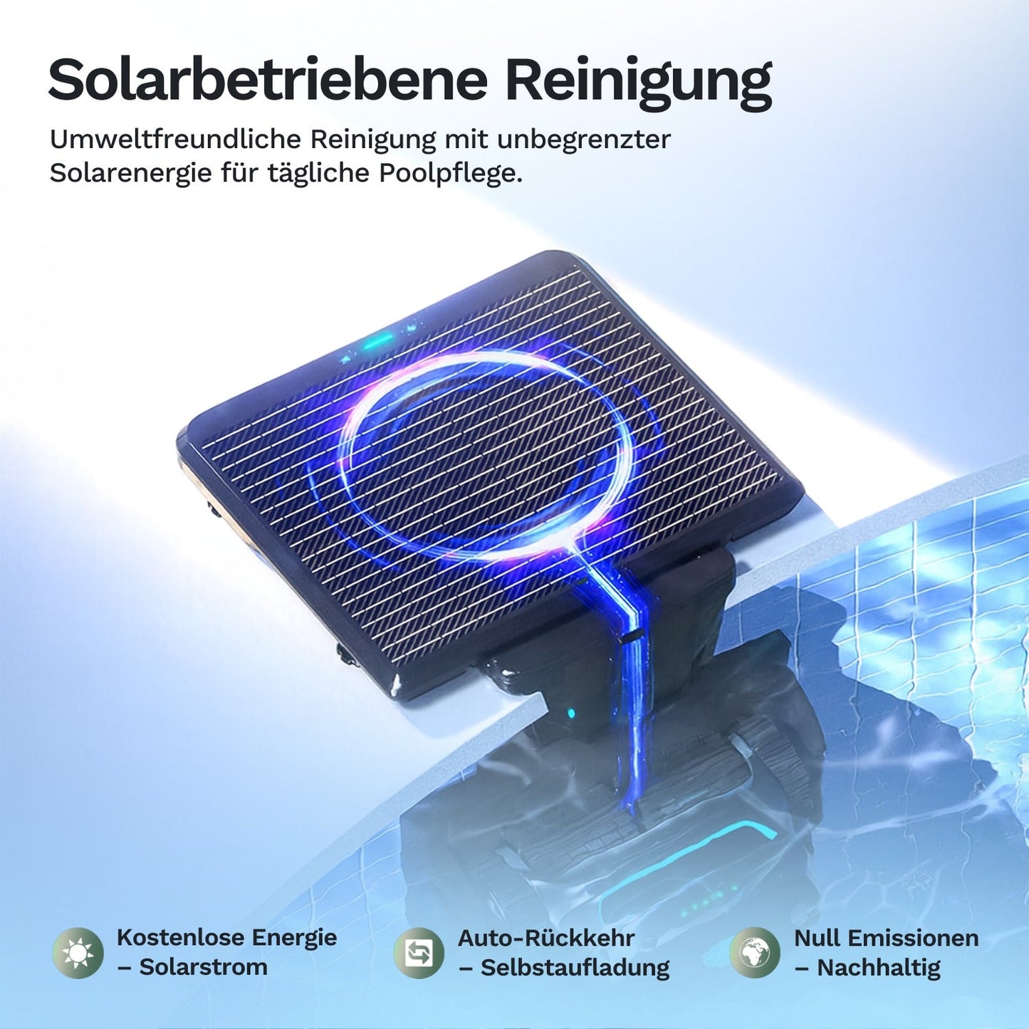 Wybotics Wybot S2 Solar - Akku Poolroboter mit automatischer Schmutzerkennung