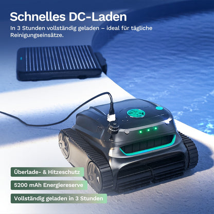 Wybotics Wybot S2 Solar - Akku Poolroboter mit automatischer Schmutzerkennung